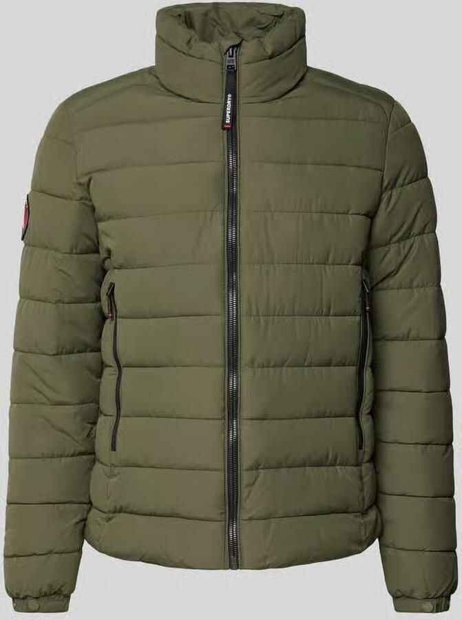 Superdry Gewatteerd jack met opstaande kraag model 'Fuji' - Foto 5