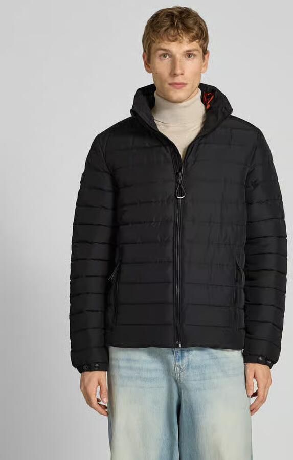 Superdry Gewatteerd jack met opstaande kraag model 'Fuji'