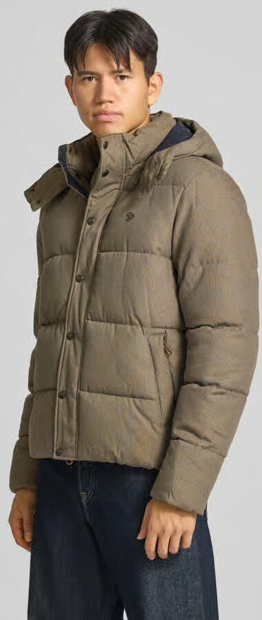 Superdry Gewatteerde jas met verborgen ritssluiting en labelstiksel - Foto 3