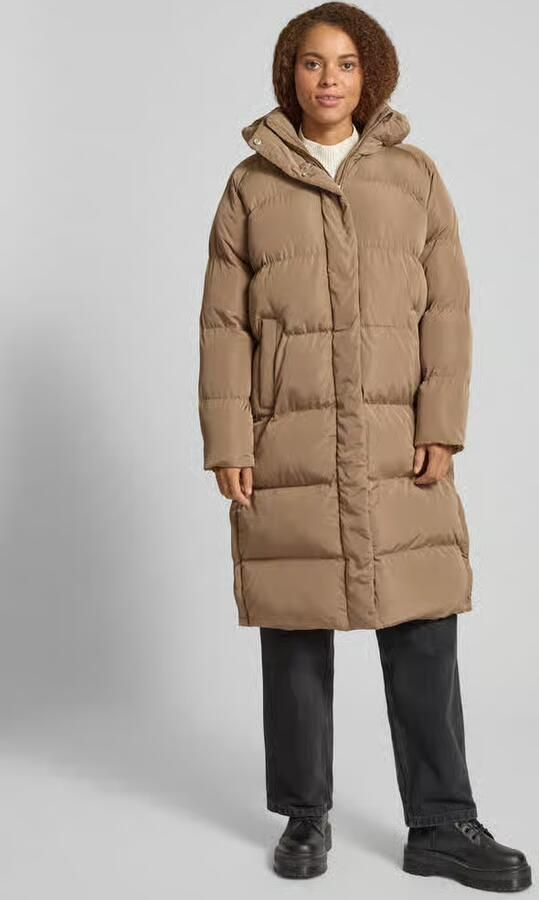Superdry Gewatteerde lange jas met capuchon en steekzakken - Foto 2