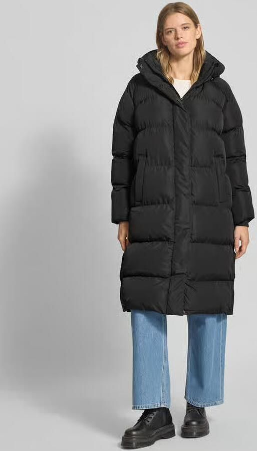 Superdry Gewatteerde lange jas met capuchon en steekzakken - Foto 2