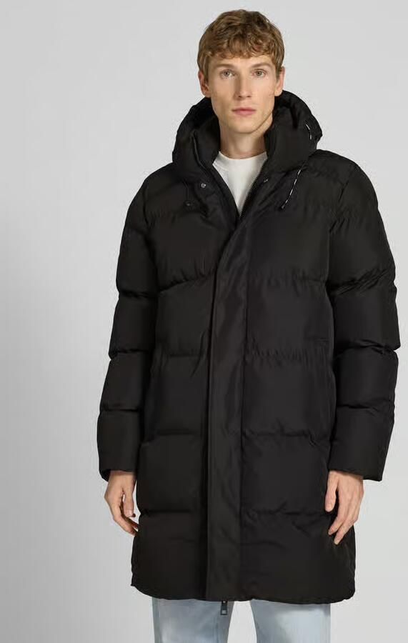 Superdry Gewatteerde lange jas met capuchon en tweewegsritssluiting - Foto 8