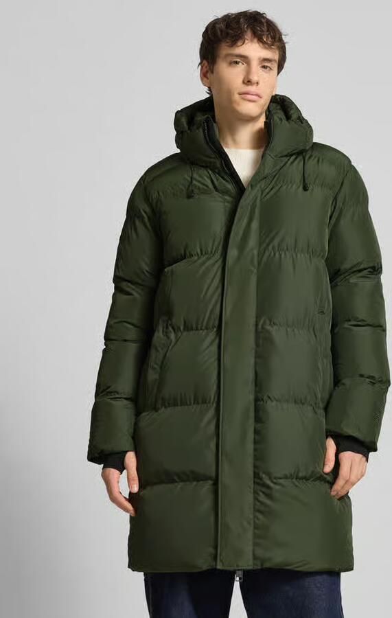 Superdry Gewatteerde lange jas met capuchon en tweewegsritssluiting - Foto 2
