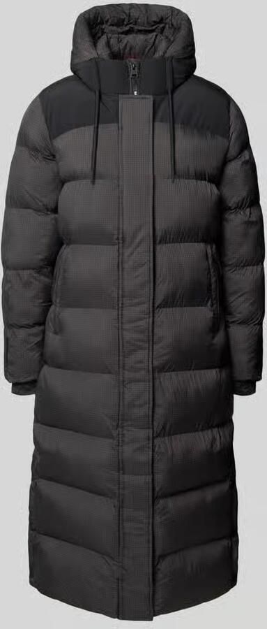 Superdry Gewatteerde mantel met capuchon en verborgen ritssluiting