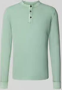 Superdry Longsleeve met knoopsluiting