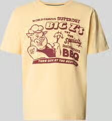 Superdry Loose fit T-shirt met labelprint model 'Roadside Trade'