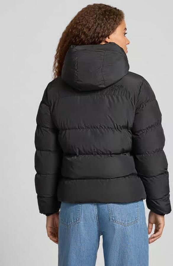 Superdry Regular fit gewatteerd jack met reliëflogo model 'Sports'