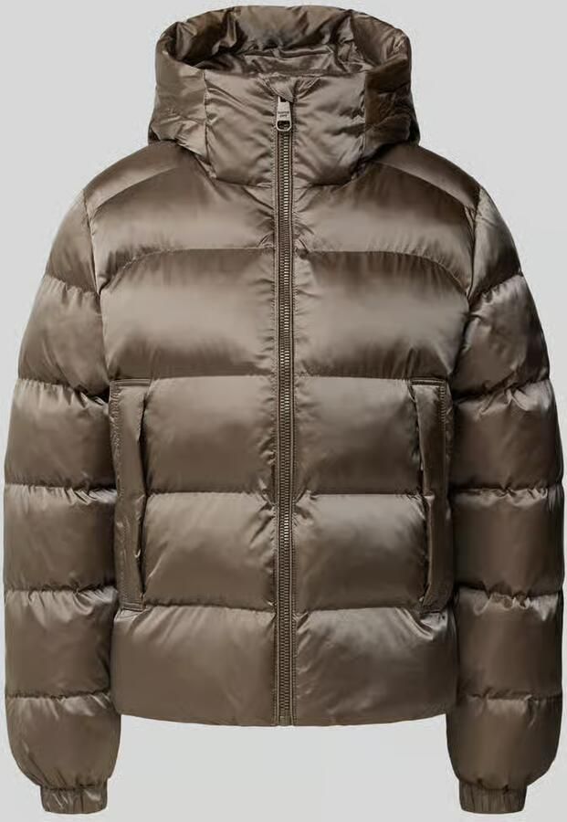 Superdry Regular fit gewatteerd jack met capuchon en steekzakken