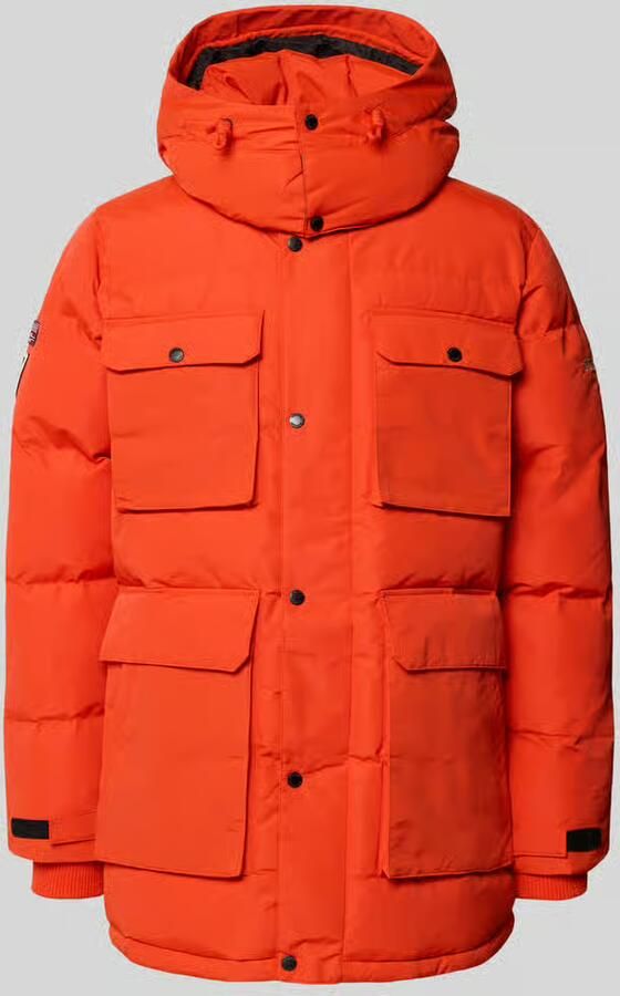 Superdry Regular fit gewatteerd jack met capuchon model 'Everest Expedition'