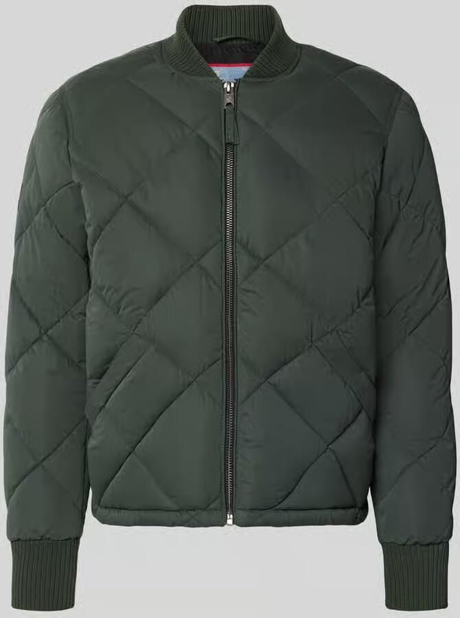 Superdry Regular fit gewatteerd jack met opstaande kraag