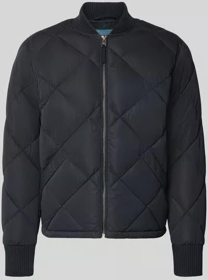 Superdry Regular fit gewatteerd jack met opstaande kraag