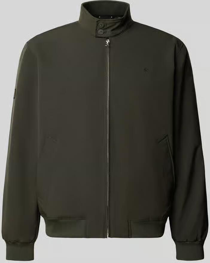 Superdry Regular fit jack met gestikt logo model 'HARRINGTON'
