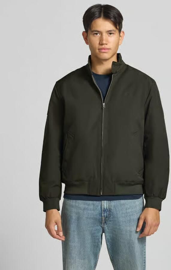 Superdry Regular fit jack met gestikt logo model 'HARRINGTON' - Foto 3