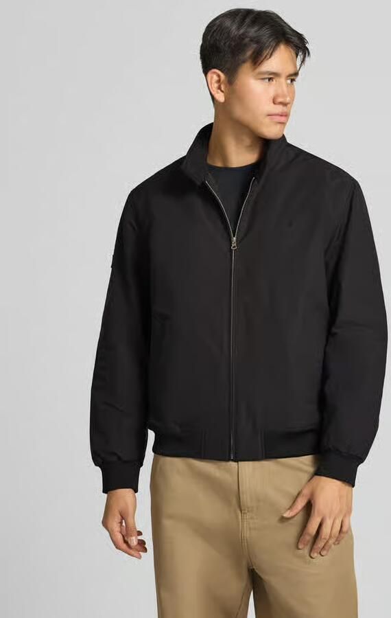 Superdry Regular fit jack met gestikt logo model 'HARRINGTON' - Foto 3