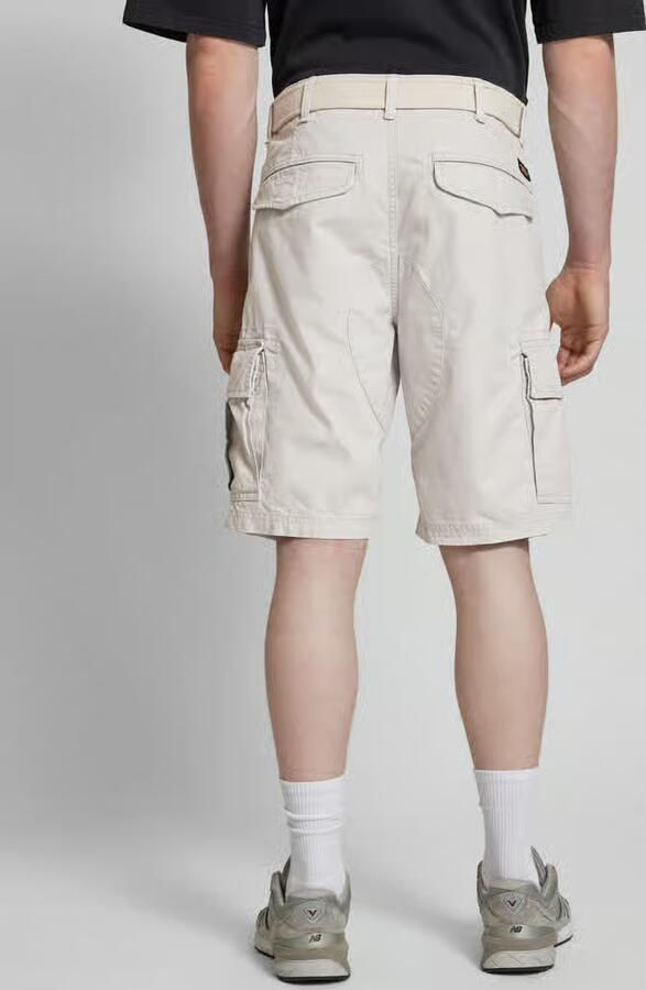 Superdry Regular fit korte cargobroek met riem model 'Heavy'