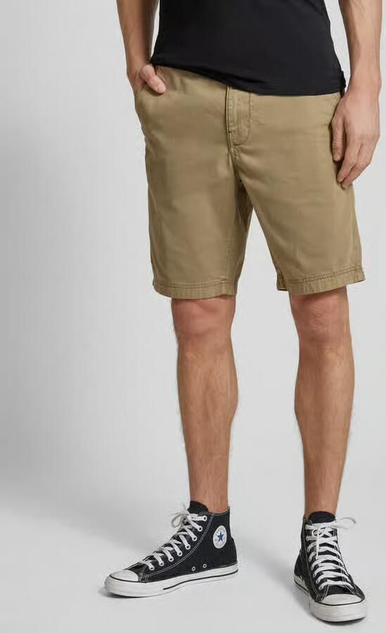 Superdry Regular fit korte chino met steekzakken opzij - Foto 2