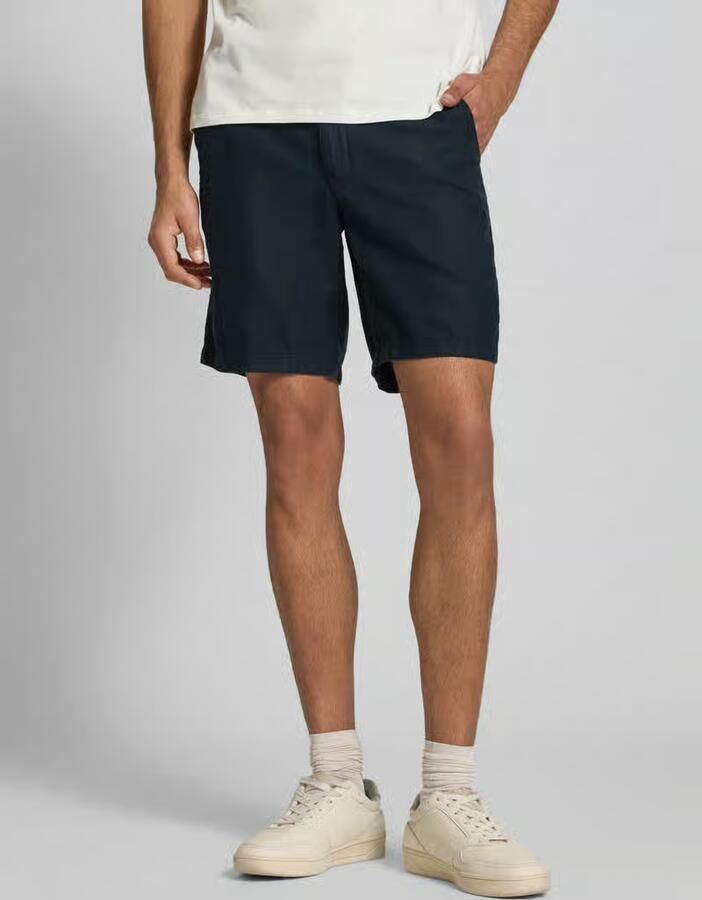 Superdry Regular fit korte linnen broek met tunnelkoord model 'Merchant' - Foto 2