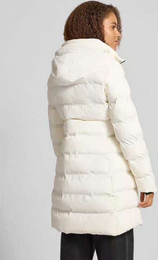 Superdry Regular fit lange jas in doorgestikte look model 'City'