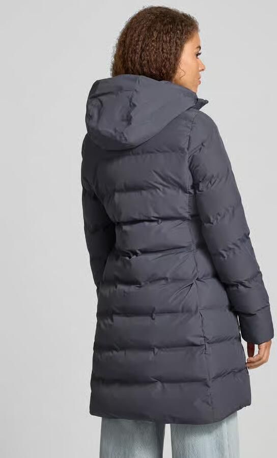 Superdry Regular fit lange jas in doorgestikte look model 'City'