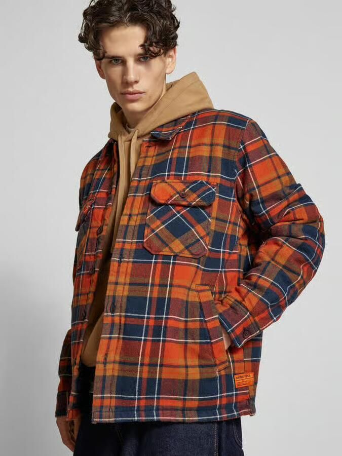 Superdry Regular fit overhemdjack met kentkraag model 'Surplus' - Foto 2