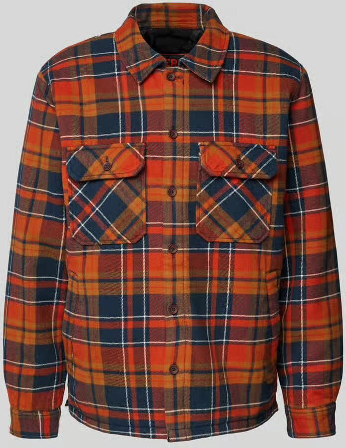 Superdry Regular fit overhemdjack met kentkraag model 'Surplus'