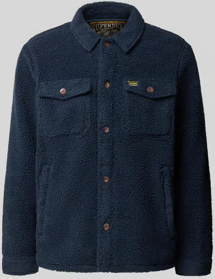 Superdry Onderhemd Retro Fleece Overshirt SDM4011190A