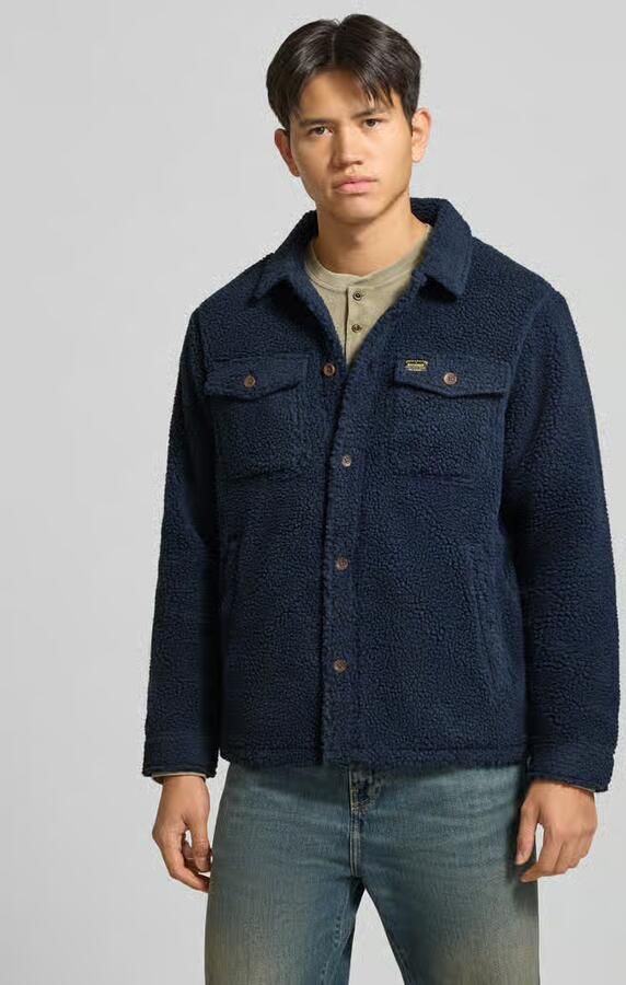 Superdry Onderhemd Retro Fleece Overshirt SDM4011190A - Foto 3