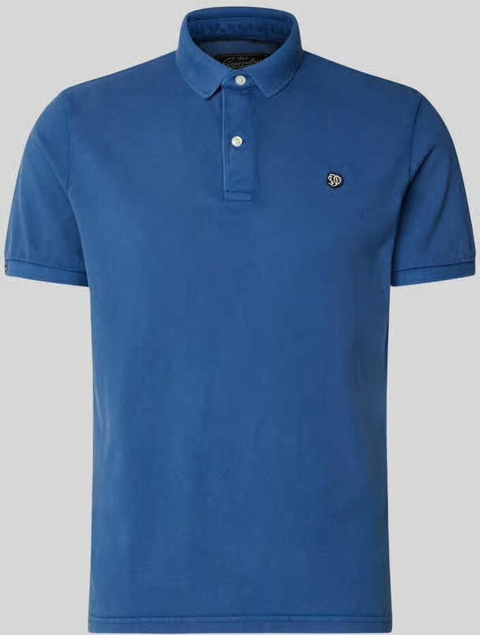 Superdry regular fit poloshirt met gestikt logo - Foto 2
