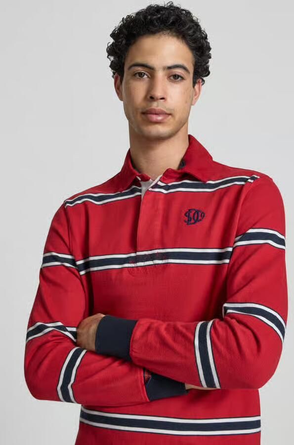 Superdry regular fit poloshirt met gestikt logo