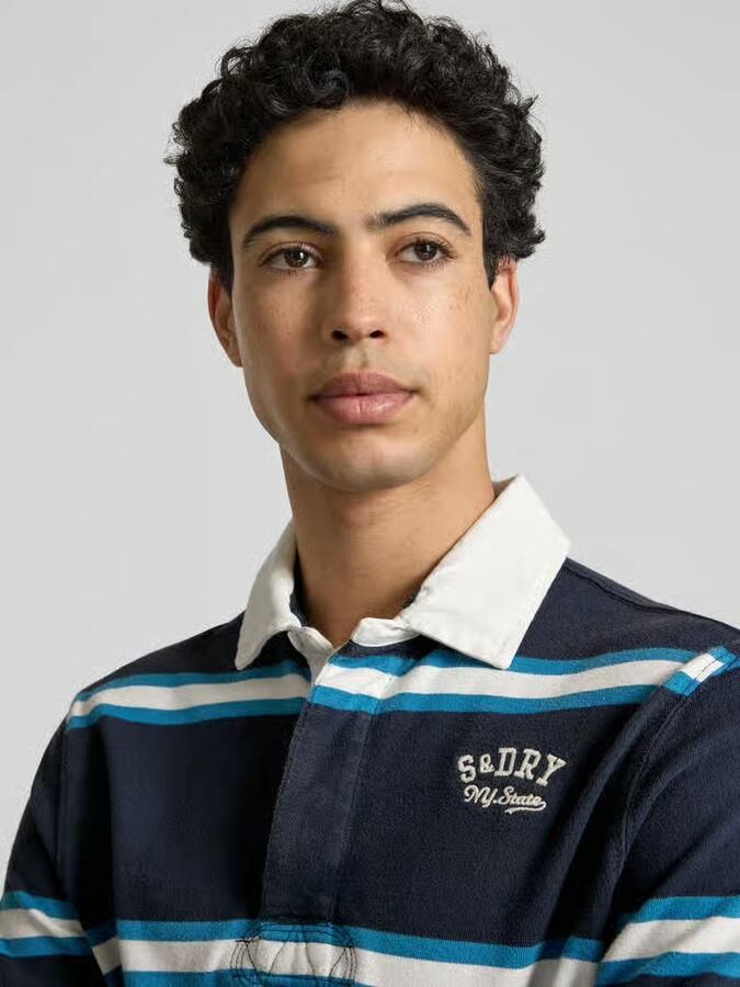 Superdry regular fit poloshirt met gestikt logo