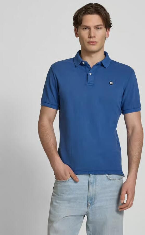 Superdry regular fit poloshirt met gestikt logo - Foto 4