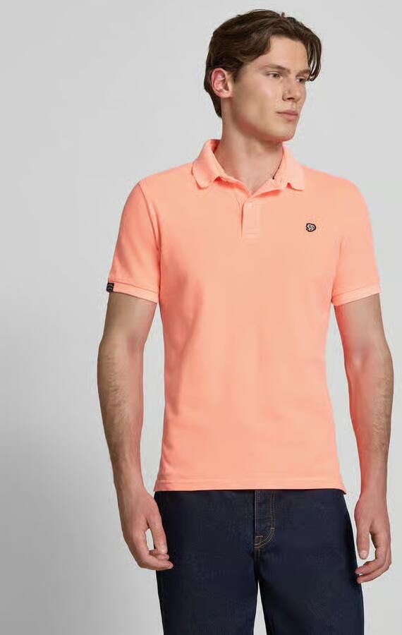 Superdry regular fit poloshirt met gestikt logo - Foto 5