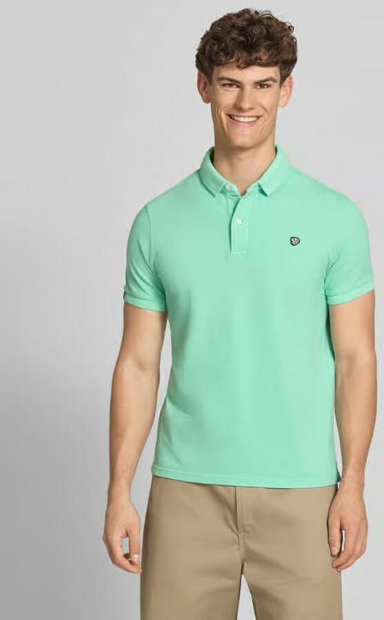 Superdry regular fit poloshirt met gestikt logo - Foto 6