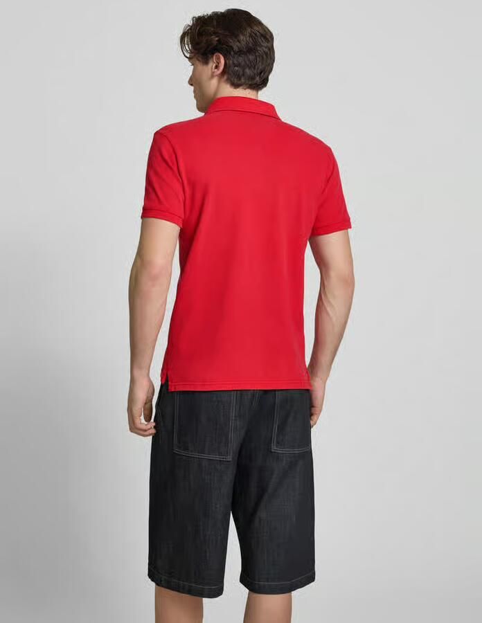 Superdry regular fit poloshirt met gestikt logo