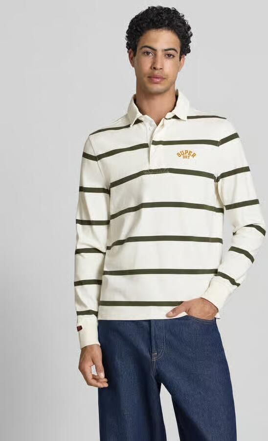 Superdry regular fit poloshirt met gestikt logo - Foto 3