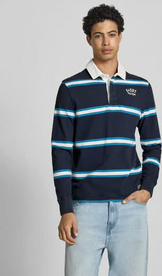Superdry regular fit poloshirt met gestikt logo - Foto 5