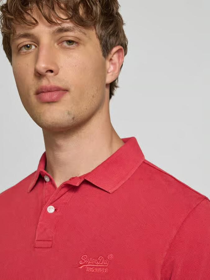 Superdry Regular fit poloshirt met labelstitching - Foto 2