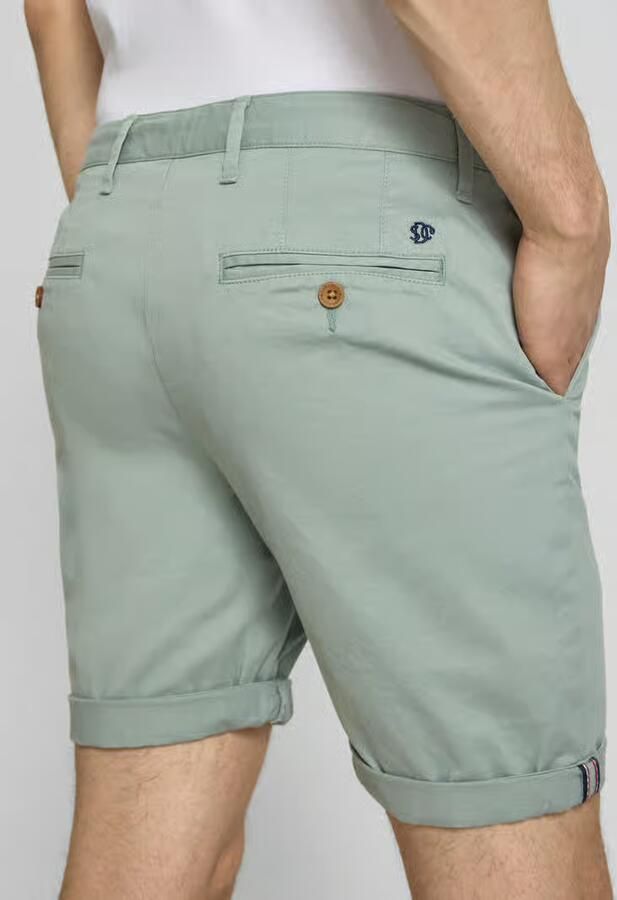 Superdry regular fit short met muntzakje