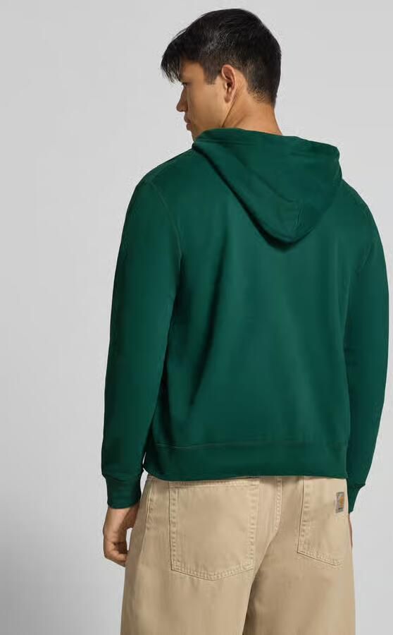 Superdry Regular fit sweatjack van katoenmix met labeldetail - Foto 3