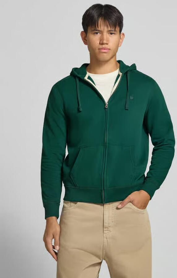 Superdry Regular fit sweatjack van katoenmix met labeldetail - Foto 2