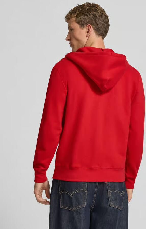 Superdry Regular fit sweatjack van katoenmix met labeldetail - Foto 2