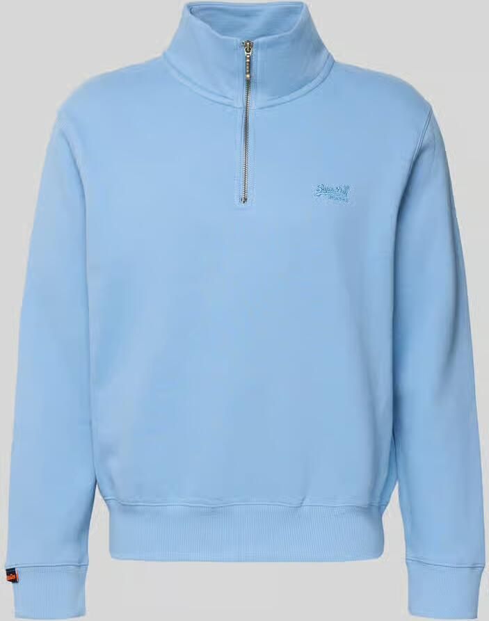 Superdry Regular fit sweatshirt met logostitching