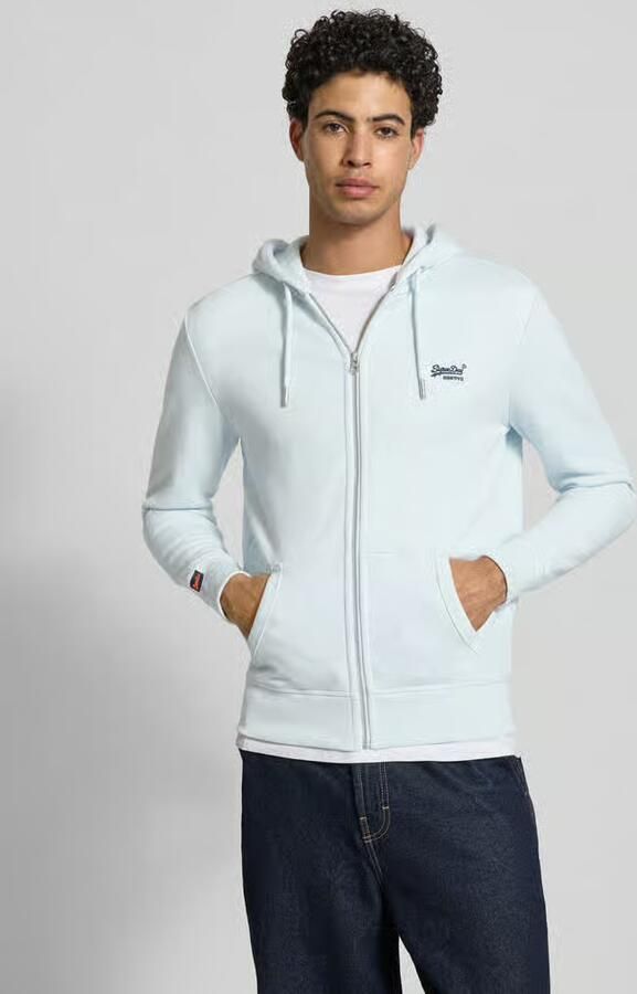 Superdry Regular Fit sweatvest met logo-stiksel - Foto 3