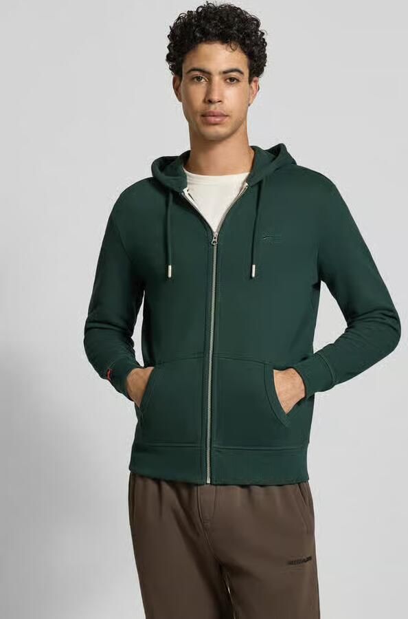 Superdry Regular fit sweatjack met logostitching - Foto 4