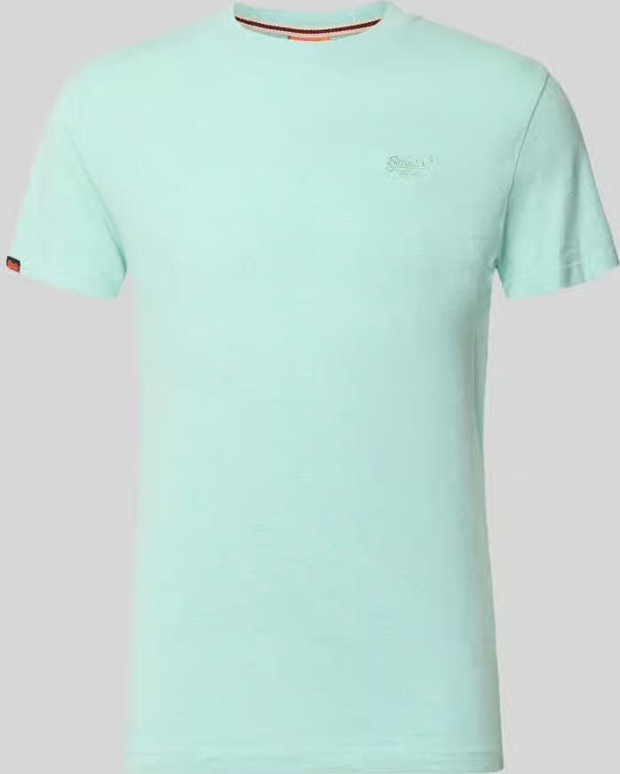 Superdry T-shirt in gemêleerde look model 'Vintage Logo' - Foto 5