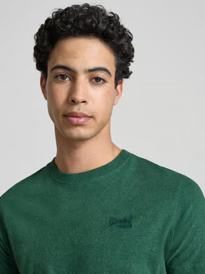 Superdry regular fit T-shirt met gestikt logo