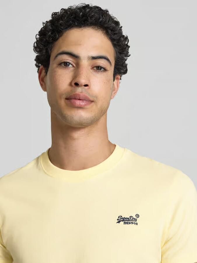 Superdry regular fit T-shirt met gestikt logo