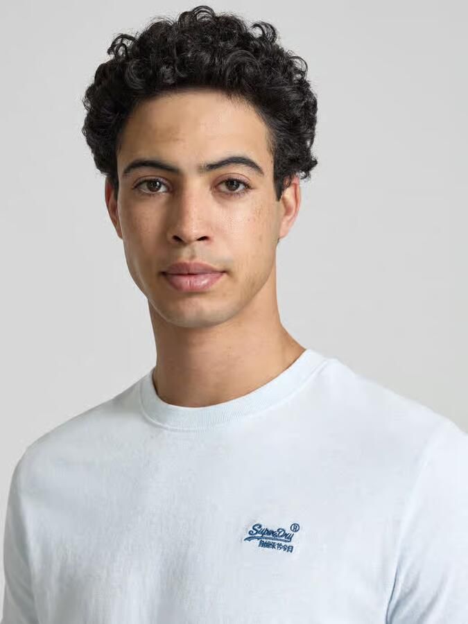 Superdry regular fit T-shirt met gestikt logo