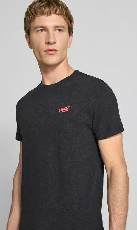 Superdry regular fit T-shirt met gestikt logo