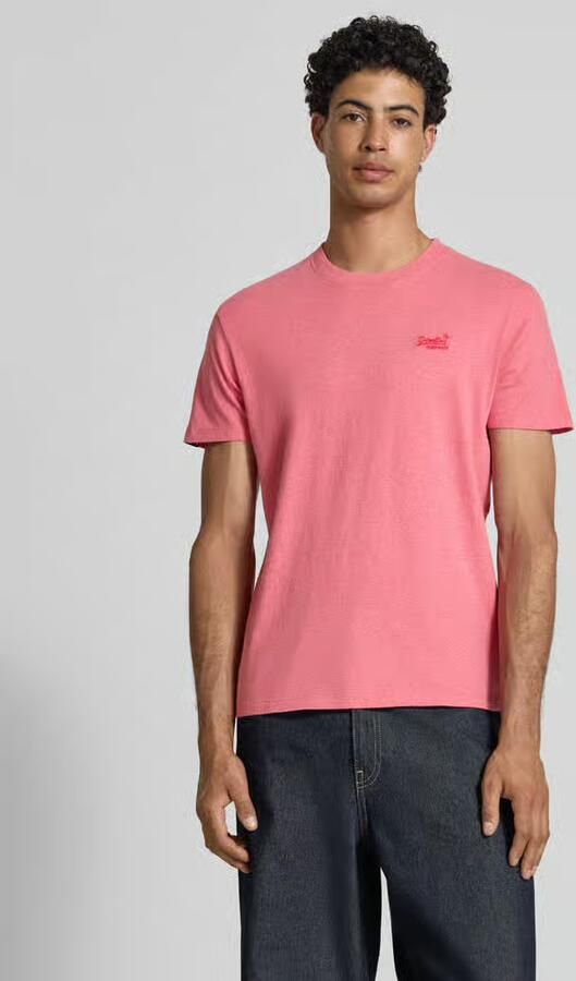 Superdry T-shirt Korte Mouw Essentieel EMB-T-shirt met logo - Foto 15